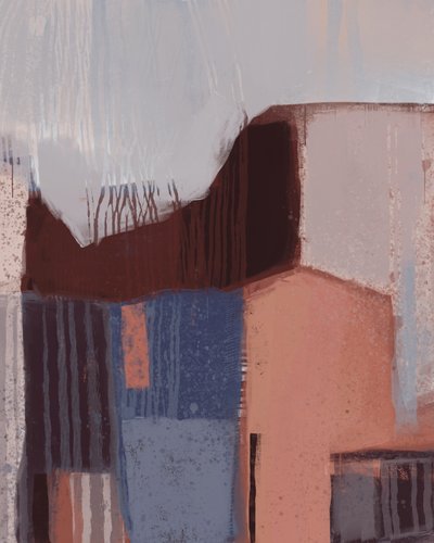 Abstracte stedelijke vormen door MANSI SAXENA