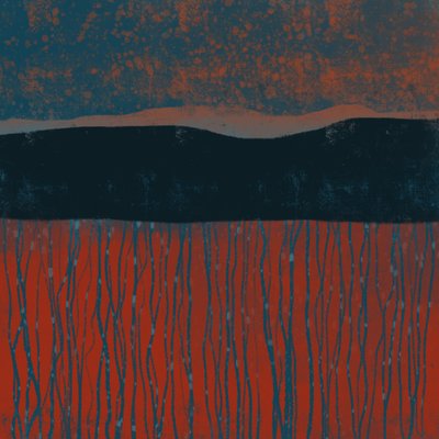 Moody Orange Field door MANSI SAXENA