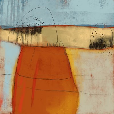 Rustig abstract landschap door MANSI SAXENA