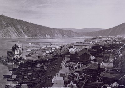 Dawson City in de Lente door M.H. Craig