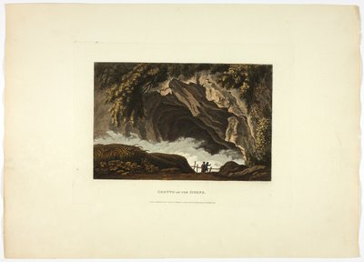 Grot van de Sirenen, plaat dertig van de Ruïnes van Rome door M. Dubourg