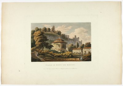 Tempel van Remus en Romulus, plaat zestien van de Ruïnes van Rome door M. Dubourg