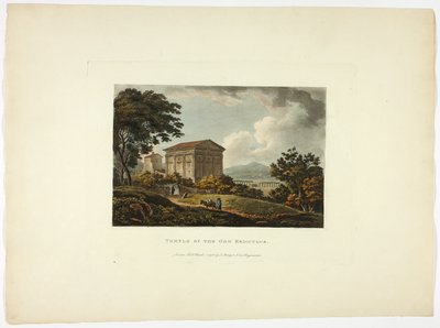 Tempel van de god Rediculus, plaat vijf van de ruïnes van Rome Tempel van de god Rediculus, plaat vijf van de ruïnes van Rome door M. Dubourg