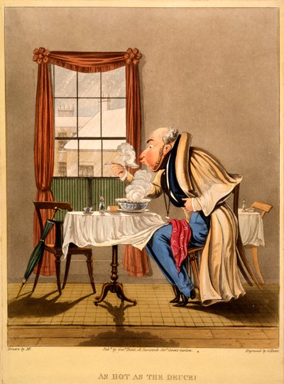Zo heet als de duivel!, prent gemaakt door George Hunt, 1827 door M. Egerton