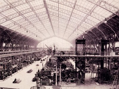De Machinehal op de Parijse tentoonstelling, uit L