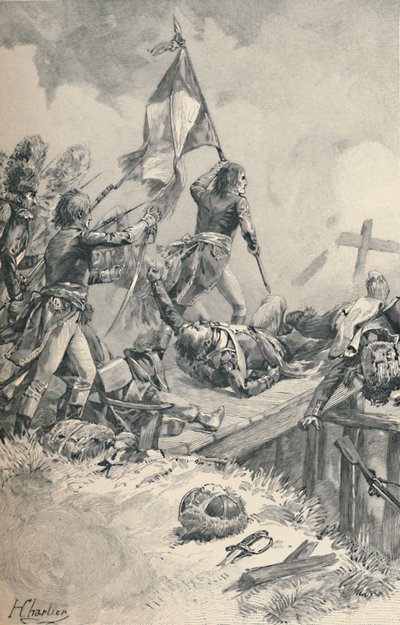 Bonaparte bij Arcole door M. Haider