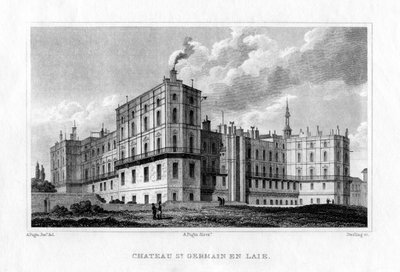 Chateau de Saint Germain en Laye, Parijs, c1830 door M. J. Starling