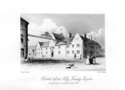 Ziekenhuis van de Heilige Drie-eenheid, Croydon, 1840 door M. J. Starling
