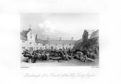 Ziekenhuis van de Heilige Drie-eenheid, Croydon, 1840 door M. J. Starling