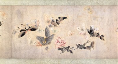 Bloemen en vlinders door Ma Quan