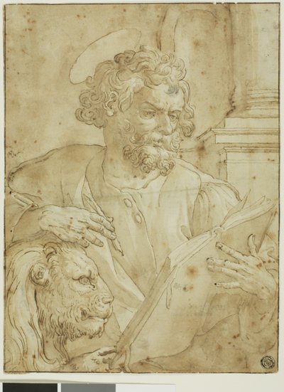 Marcus de Evangelist door Maarten de Vos