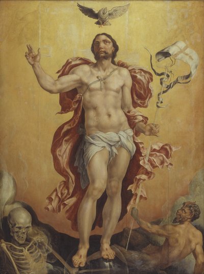 Christus Overwint Zonde en Dood door Maarten van Heemskerck