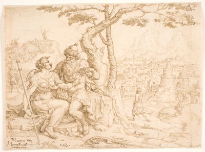Juda en Tamar door Maarten van Heemskerck
