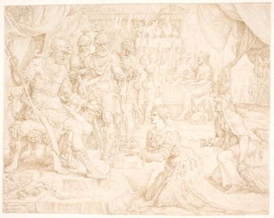 Judith voor Holofernes door Maarten van Heemskerck
