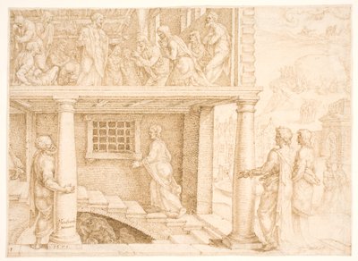 De roeping van Mattheüs door Maarten van Heemskerck