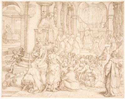Panem nostrum (Ons (dagelijks) brood) door Maarten van Heemskerck