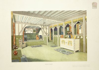 Muziekkamer, Isle of Man door Mackay Hugh (after) Baillie Scott