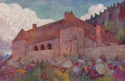 Een Huis in Polen: Uitzicht vanuit het Zuidoosten door Mackay Hugh Baillie Scott