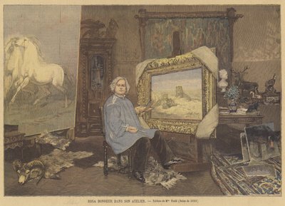 Rosa Bonheur in haar atelier door Madame Consuelo Fould