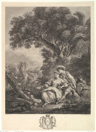 Denken ze aan het schaap, eind 18e eeuw door Madame Jourdan