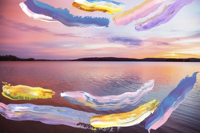 Geabstraheerde Zonsopgang door Madeleine Gross