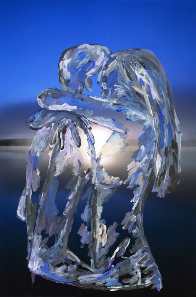 Blauwe geliefden door Madeleine Gross