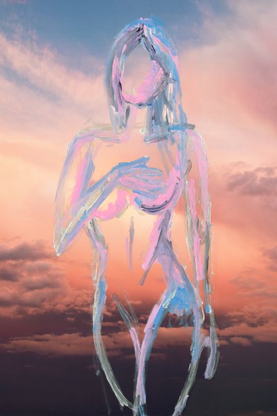 In de wolken door Madeleine Gross