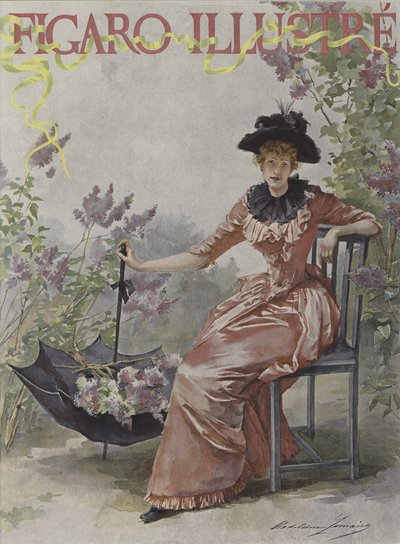 Omslag van Le Figaro Illustre, mei 1891 door Madeleine Lemaire
