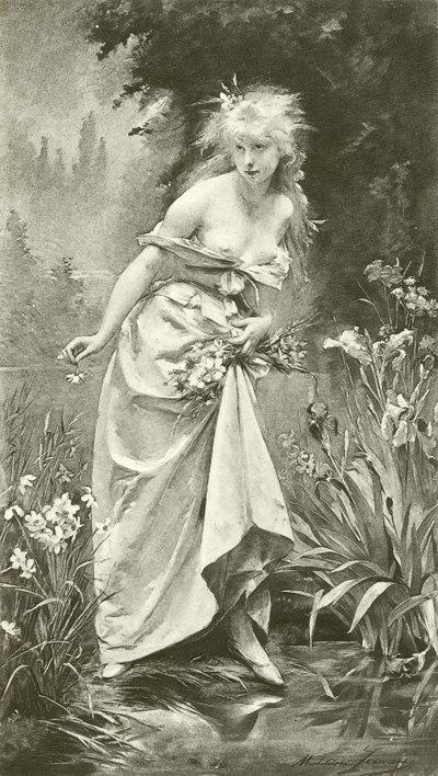 Ophelia door Madeleine Lemaire