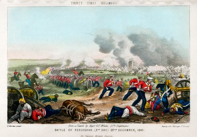 Eenendertigste Regiment, Slag bij Ferozeshah, 2e Dag, 22 december 1845 door Madeley