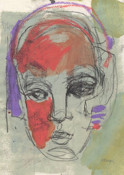 Schetsboek 27, 2025 (tempera, pastel, inkt, potlood op papier) door Madgalena Morey