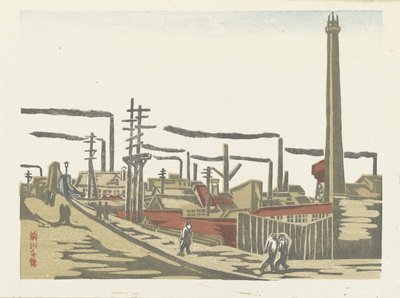 Fukagawa bedrijventerrein door Maekawa Senpan