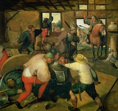 Een gevecht, ca. 1565-70 door Maerten van Cleve