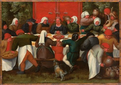 Het bruiloftsfeest door Maerten van Cleve