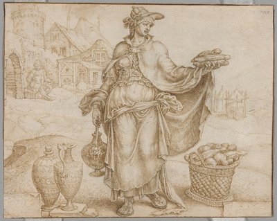 Abigail door Maerten van Heemskerck