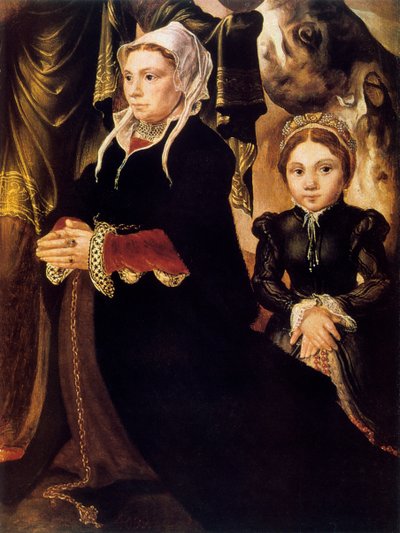 Calvarie (detail) door Maerten van Heemskerck