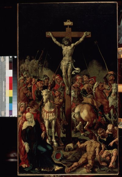 De Calvarie, De kruisiging door Maerten van Heemskerck