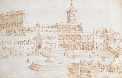 Oude Sint-Pieter door Maerten van Heemskerck
