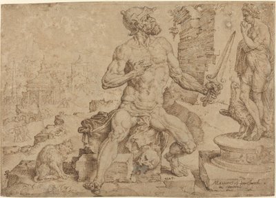 Simeon de Patriarch door Maerten van Heemskerck