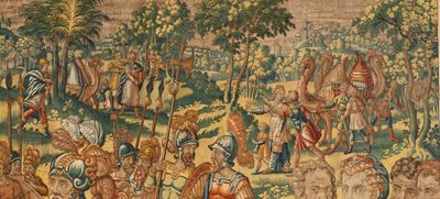 Verhaal van Gideon, rechter en krijger van de Hebreeën, eind 16e eeuw door Maerten van Heemskerck