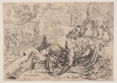 De bekering van Saul door Maerten van Heemskerck