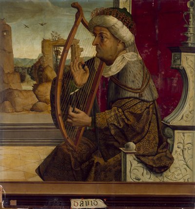 Koning David, c. 1525 door Maestro de Becerril