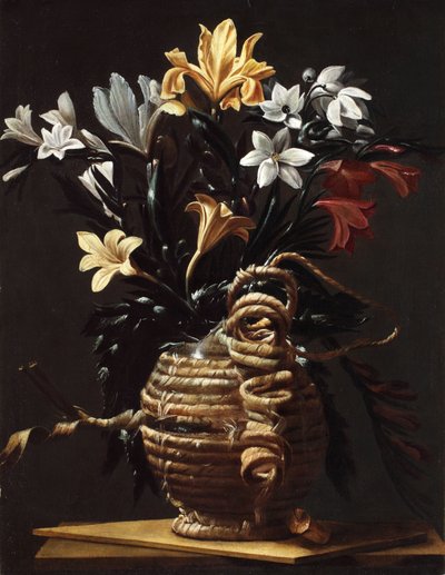 Fiasca con fiori, ca. 1615-1620 door Maestro della fiasca di Forlì