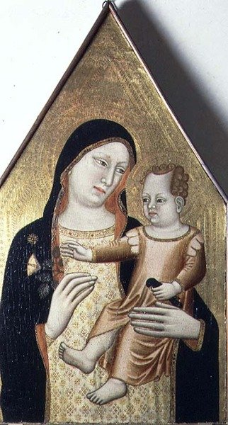 Madonna en Kind, c.1340 door Maestro di Mezzana (fl.c 1340)