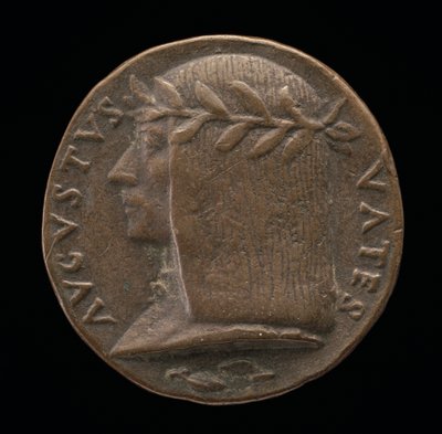 Augusto da Udine Publio Augusto Graziani, Dichter en Astroloog [voorzijde], ca. 1519 door Maffeo Olivieri