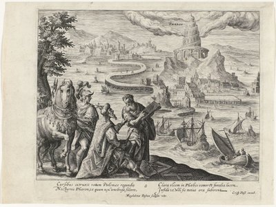 Pharos van Alexandrië door Magdalena van de Passe