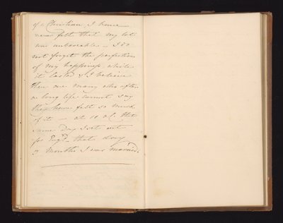 Manuscriptuittreksel uit Lady De Lancey