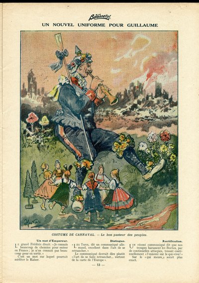 La Baionnette, Satiriek in Kleuren door Henri Maigrot