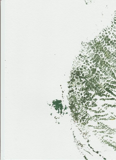 Botanische bladprint door Maira Ribena