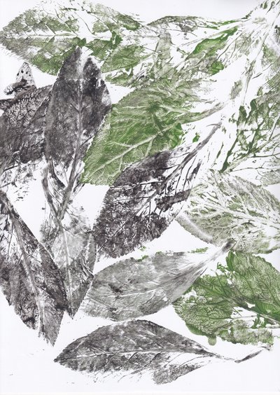 Botanische bladprints door Maira Ribena